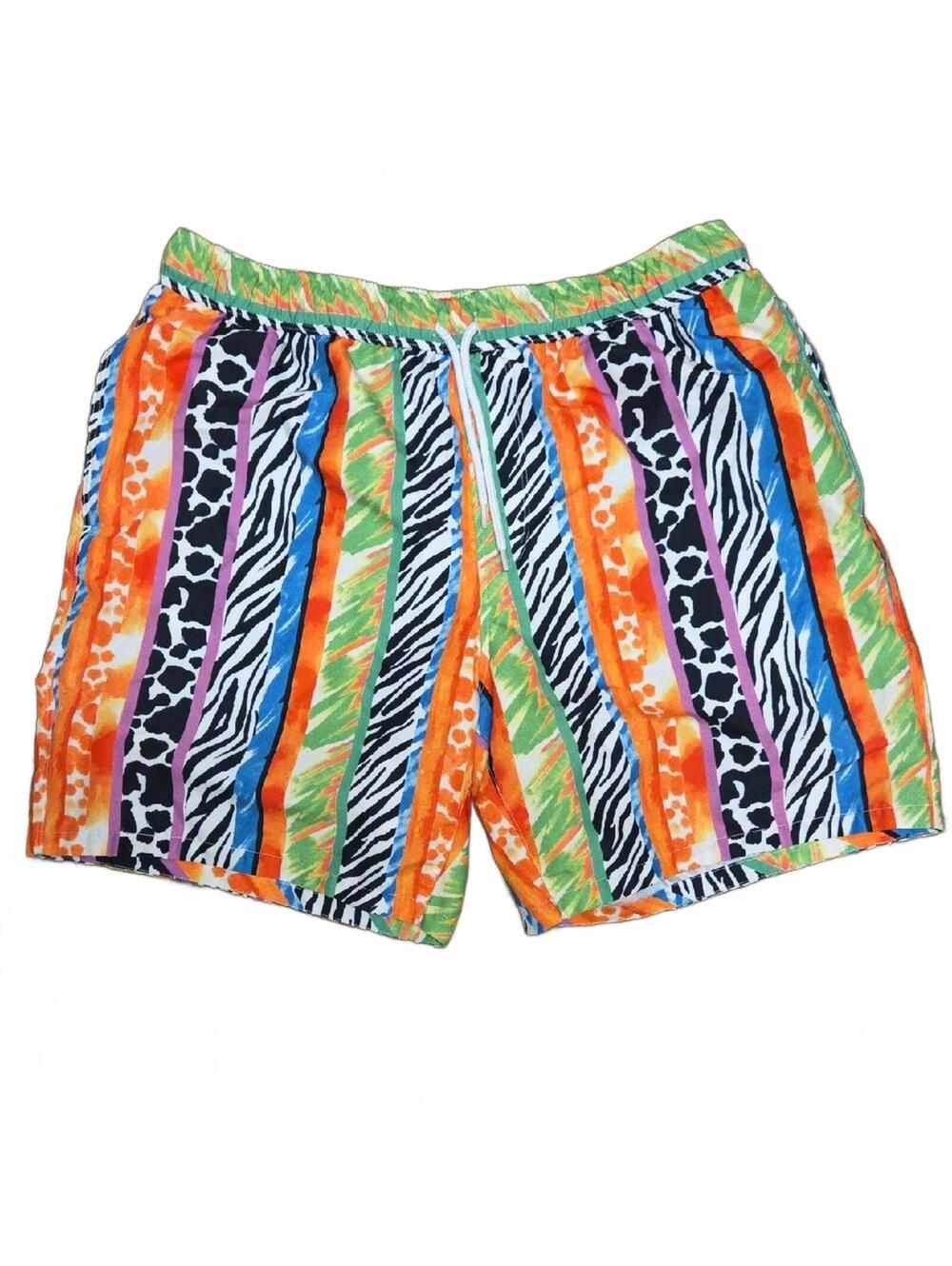 ASOS | Vibrant Multicolor Men's Swim Trunks | L